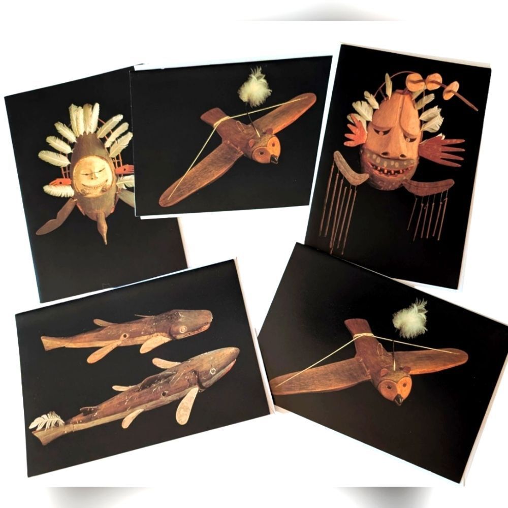 Smithsonian Institute American Indian Art Cards Set Of‎ 5 90s Vintage